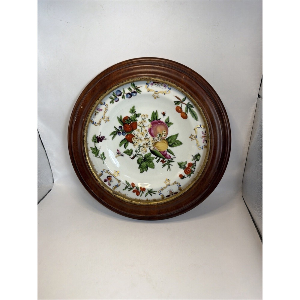 Mottahedeh Duke of Gloucester Williamsburg Plate Framed Portugal